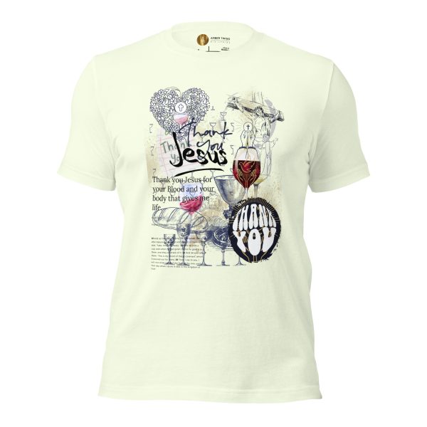 Unisex t-shirt Thank you Jesus - Image 5