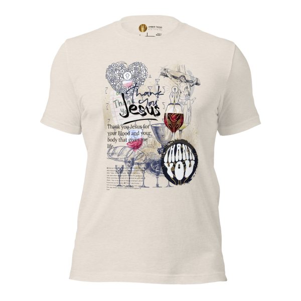 Unisex t-shirt Thank you Jesus - Image 3