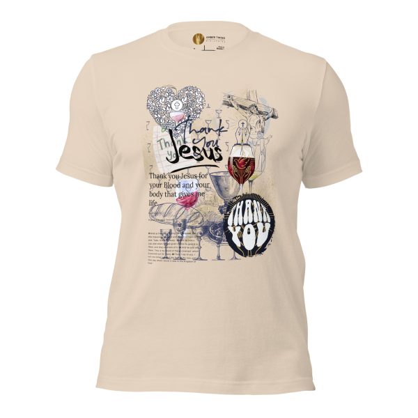Unisex t-shirt Thank you Jesus - Image 2