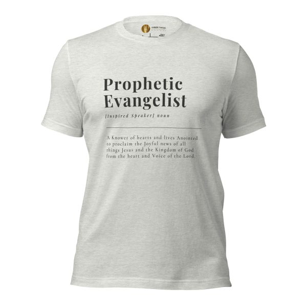 Unisex t-shirt Prophetic Evangelist Light colors