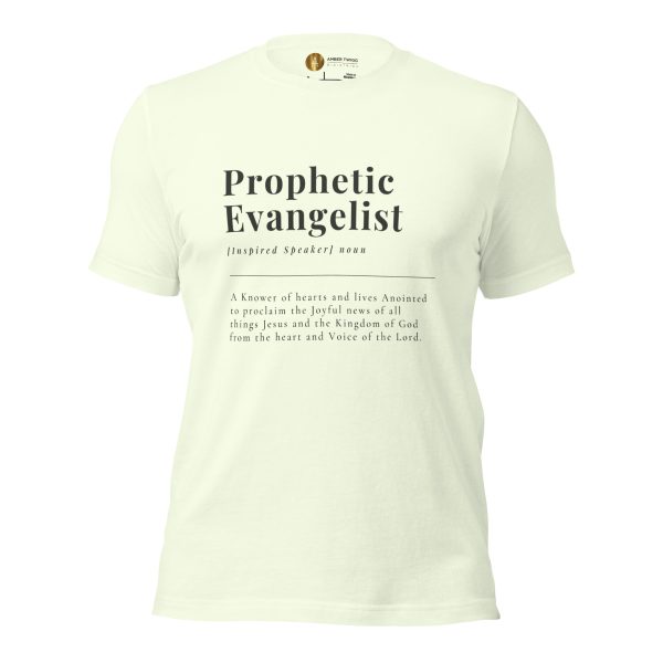 Unisex t-shirt Prophetic Evangelist Light colors - Image 7
