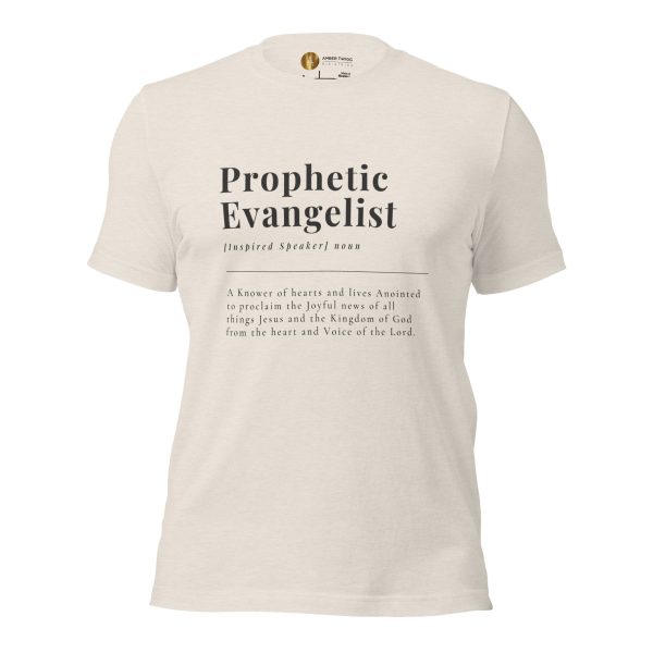 Unisex t-shirt Prophetic Evangelist Light colors - Image 4
