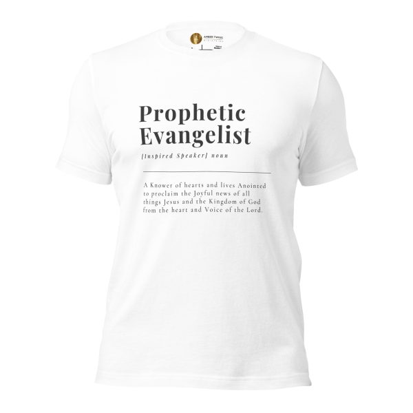Unisex t-shirt Prophetic Evangelist Light colors - Image 8